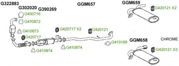 Система выпуска ОГ GT Exhaust 7944