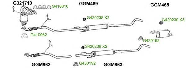 Система выпуска ОГ GT Exhaust 7958