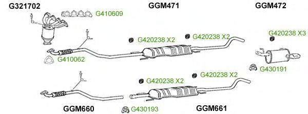 Система выпуска ОГ GT Exhaust 7961