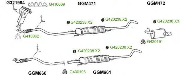 Система выпуска ОГ GT Exhaust 7962