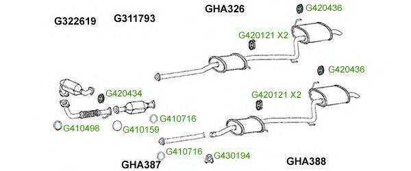 Система выпуска ОГ GT Exhaust 7995