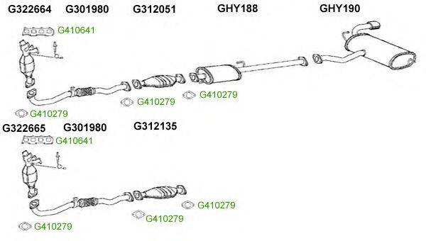 Система выпуска ОГ GT Exhaust 8040