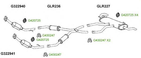 Система выпуска ОГ GT Exhaust 8288