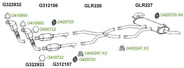 Система выпуска ОГ GT Exhaust 8294