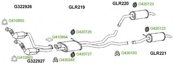 Система выпуска ОГ GT Exhaust 8297