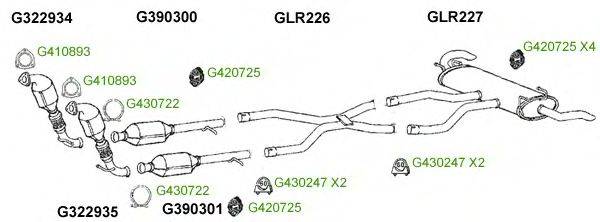 Система выпуска ОГ GT Exhaust 8298