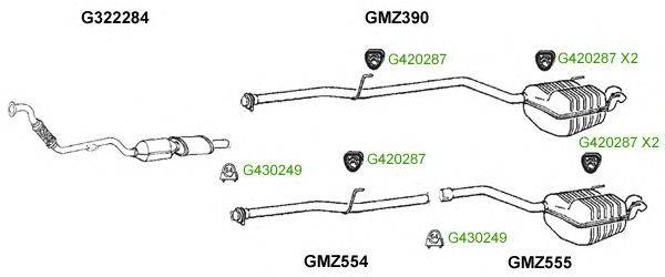 Система выпуска ОГ GT Exhaust 8440