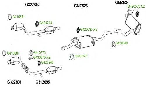 Система выпуска ОГ GT Exhaust 8493