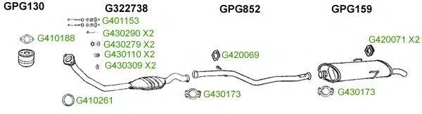 Система выпуска ОГ GT Exhaust 8925