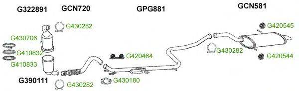 Система выпуска ОГ GT Exhaust 8982