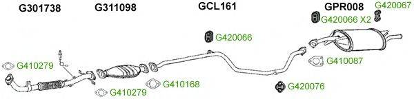 Система выпуска ОГ GT Exhaust 9001