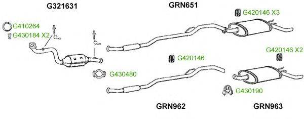 Система выпуска ОГ GT Exhaust 9222