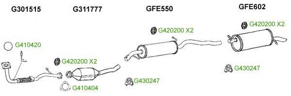 Система выпуска ОГ GT Exhaust 9331