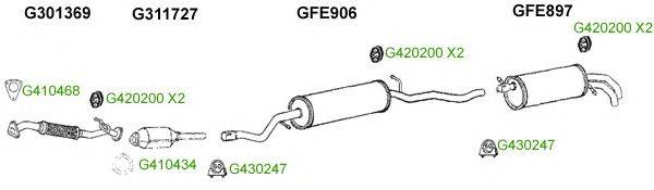 Система выпуска ОГ GT Exhaust 9336