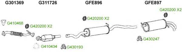 Система выпуска ОГ GT Exhaust 9378