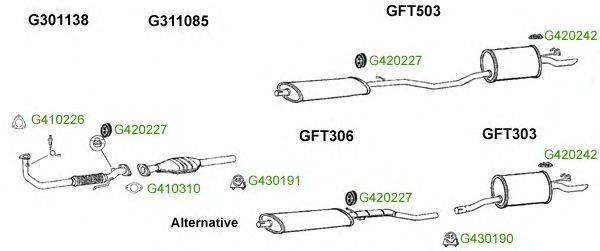 Система выпуска ОГ GT Exhaust 9517