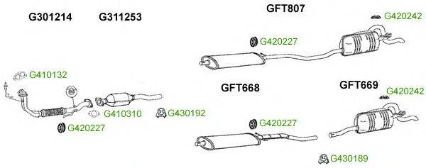 Система выпуска ОГ GT Exhaust 9527