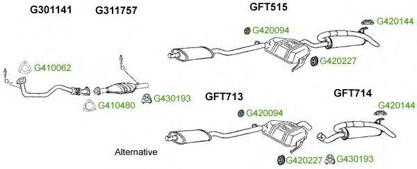 Система выпуска ОГ GT Exhaust 9625