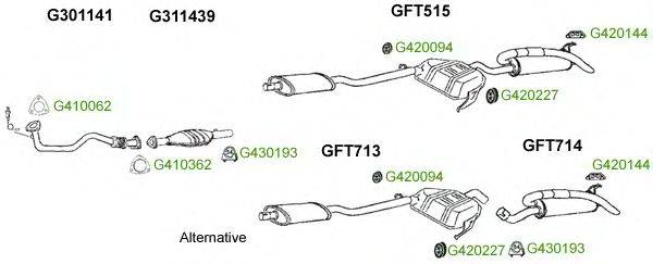 Система выпуска ОГ GT Exhaust 9655