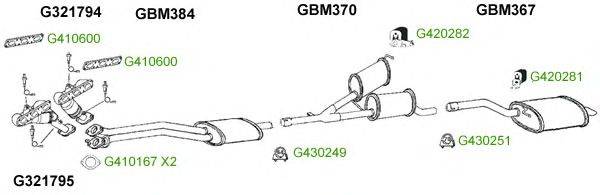 Система выпуска ОГ GT Exhaust 9997
