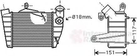 Интеркулер VAN WEZEL 76004019