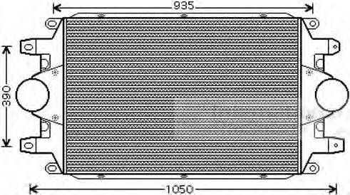 Интеркулер VAN WEZEL 46004024