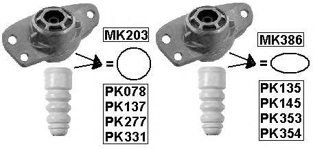 Пылезащитный комилект, амортизатор MONROE PK135