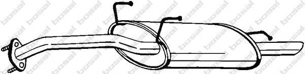 Глушитель выхлопных газов конечный BOSAL 165-259