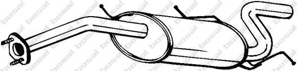 Глушитель выхлопных газов конечный BOSAL 278-609