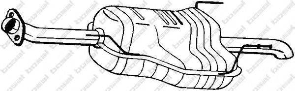 Глушитель выхлопных газов конечный BOSAL 185-611