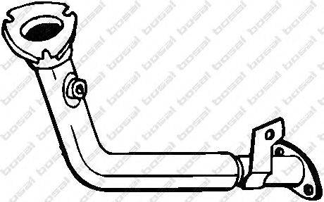 Труба выхлопного газа BOSAL 740363