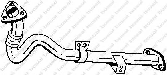 Труба выхлопного газа BOSAL 770587