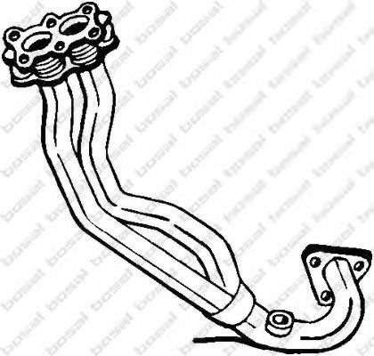 Труба выхлопного газа BOSAL 753001