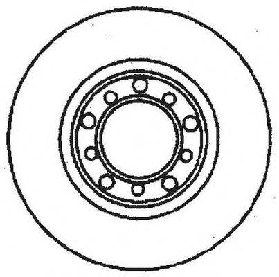 Тормозной диск JURID 561167J