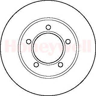 Тормозной диск BENDIX 561234B