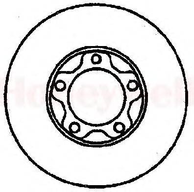 Тормозной диск BENDIX 561294B