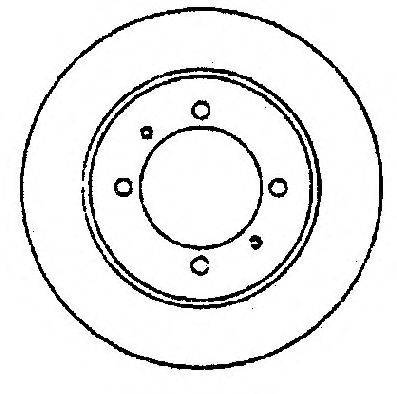 Тормозной диск BENDIX 561487B