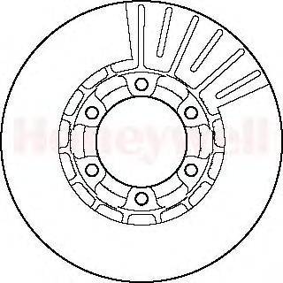 Тормозной диск BENDIX 561581B