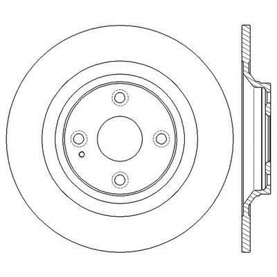 Тормозной диск BENDIX 562561BC