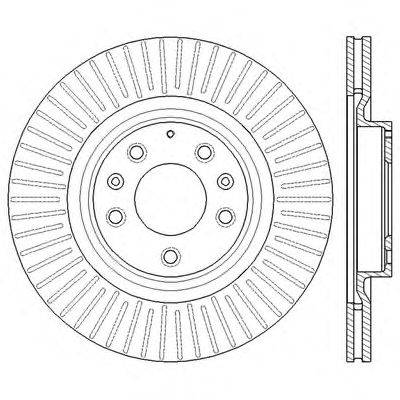 Тормозной диск BENDIX 562562BC