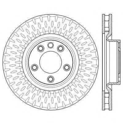 Тормозной диск BENDIX 562592BC