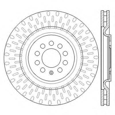 Тормозной диск BENDIX 562597BC