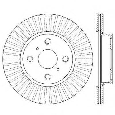 Тормозной диск BENDIX 562602BC