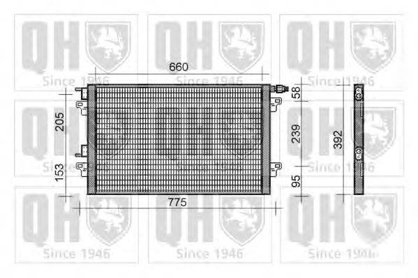 Конденсатор, кондиционер QUINTON HAZELL QCN469