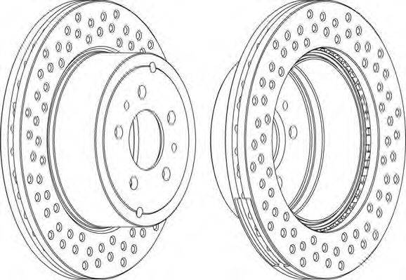 Тормозной диск FERODO DDF597