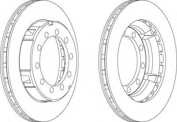 Тормозной диск FERODO FCR177A