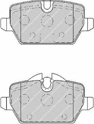 Комплект тормозных колодок, дисковый тормоз FERODO FDB1806