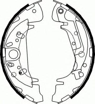 Комплект тормозных колодок FERODO FSB609