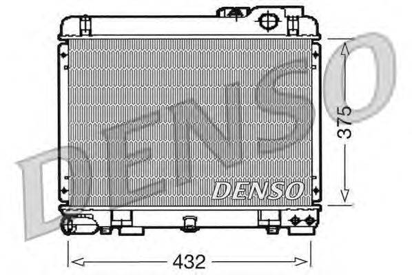 Радиатор, охлаждение двигателя DENSO DRM05035