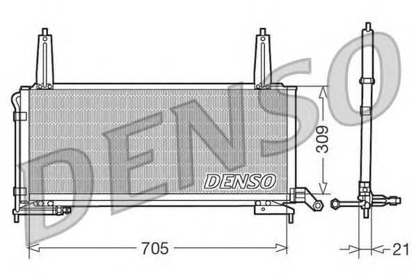 Конденсатор, кондиционер DENSO DCN11006